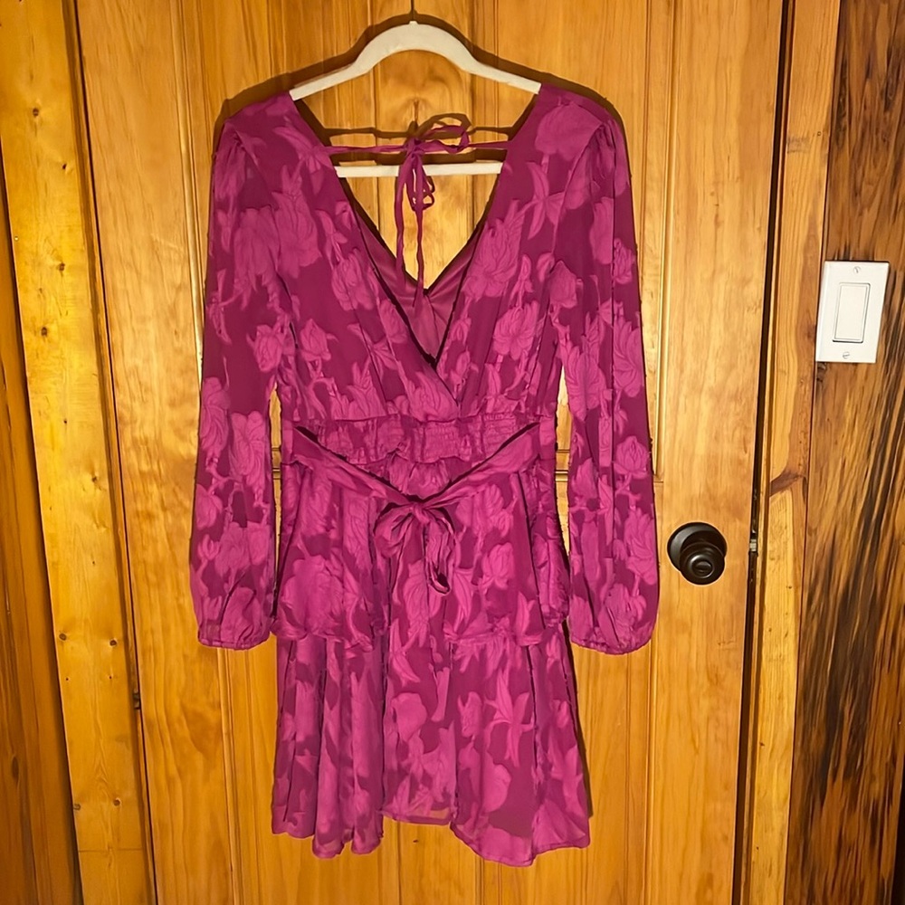 NWT Band of the Free Fuschia Flowy Dress, Sz Md 💗 - Picture 5 of 12
